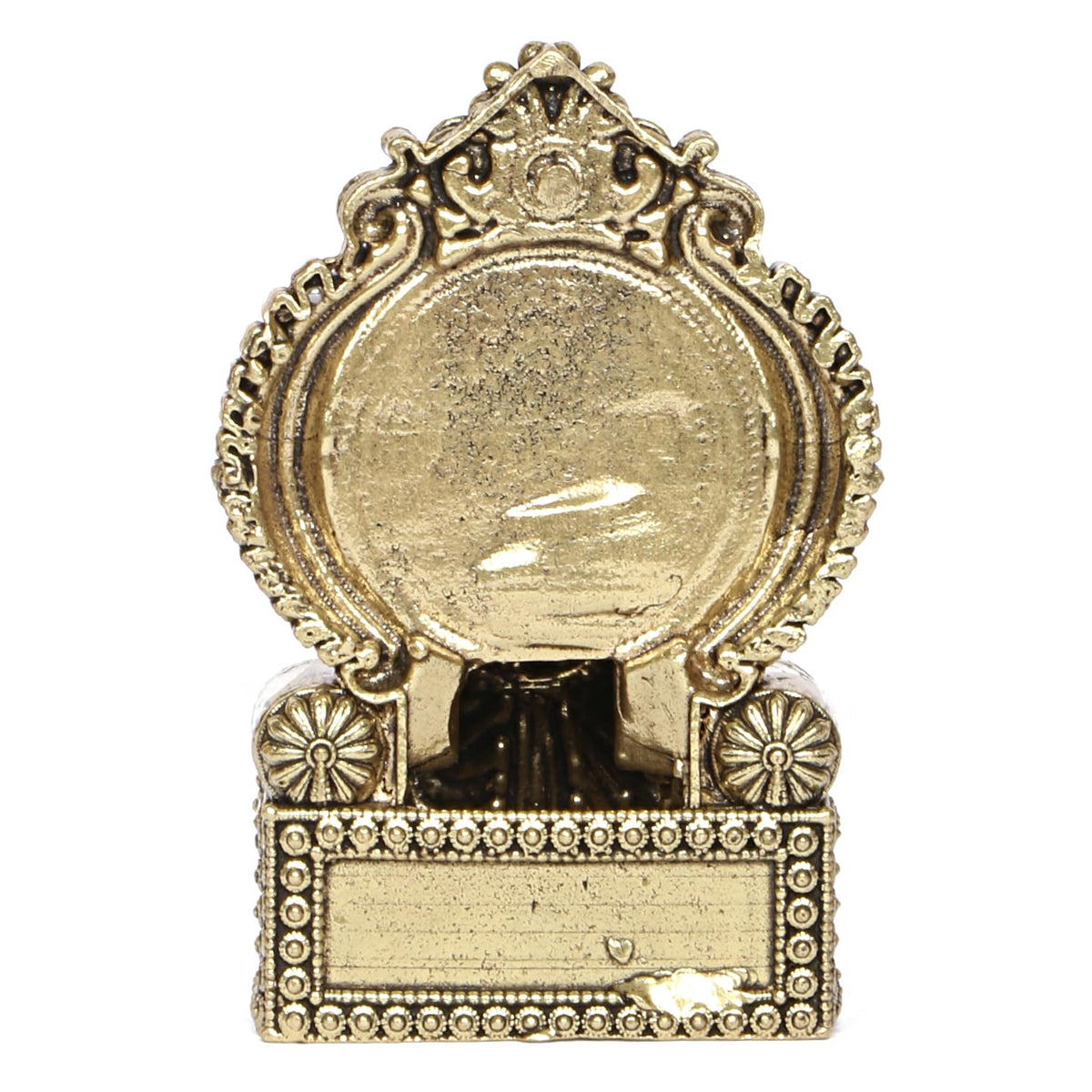 SVARUP Brass Ganesh Lord Ganesha Murti for Home, Living Room, Office Decor Showpiece for Decoration,Diwali Gift 4 Inch