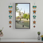 Artvibes Tribal Tiki Masks Wooden Wall Hanger for Home Decor | Living Room | Festive Decor | Decoration Wall Hanging Items | Wall Poster | Aesthetic Wall Art | Unique Gift Items (WH_5203N), Set of 2