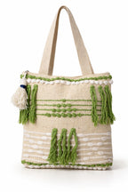 Handmade Cotton Boho Tote Bag for Women | Daily Shoulder Bag | 14x14