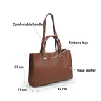 Mochi Women's Brown Aveline Tote Handbag(66-740)
