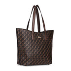 Lavie Mono LL Harper Tote Bag For Women | Tote Handbag For Work | Ladies Purse | Stylish Shoulder Bag | Gift, Brown