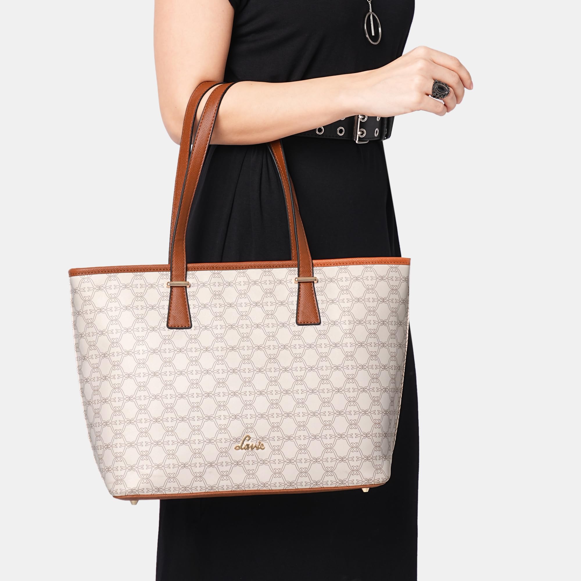 Lavie Women's Sherry Tote Handbag | Tote Bag for Work | Ladies Purse | Stylish Shoulder Bag | Gift for Women | Rakhi Gift for Sister