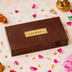 KUSHAL CREATIONS Ram Darbar | Ram Lala Charan Paduka Religious Prayer Box Pocket Temple | charan paduka Box (Ram Mandir Brown)