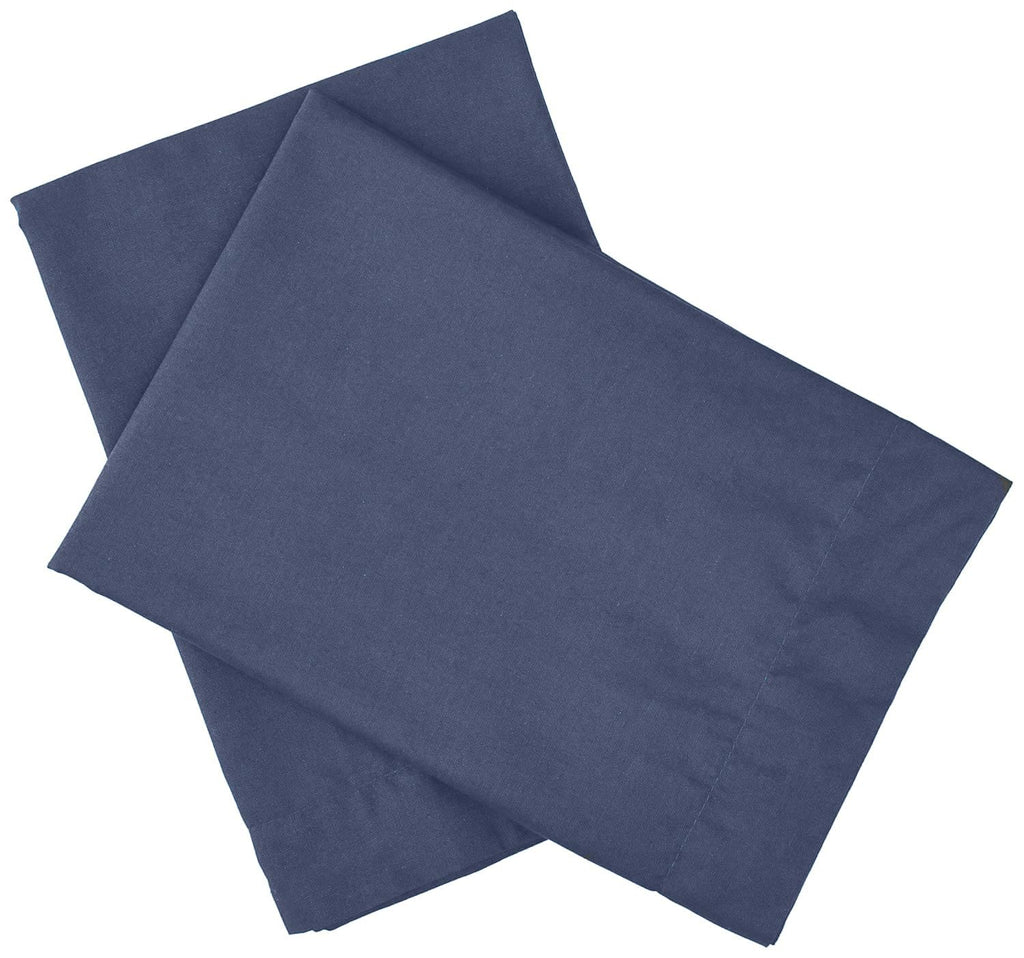 BSB HOME® 220 TC Premium Microfiber Solid Plain Pillow Covers | Ultrasoft Breathable Envelope Closure| Pack of 2 Pillow Covers King Size (Blue Teal Color, 20 x 30 Inches)