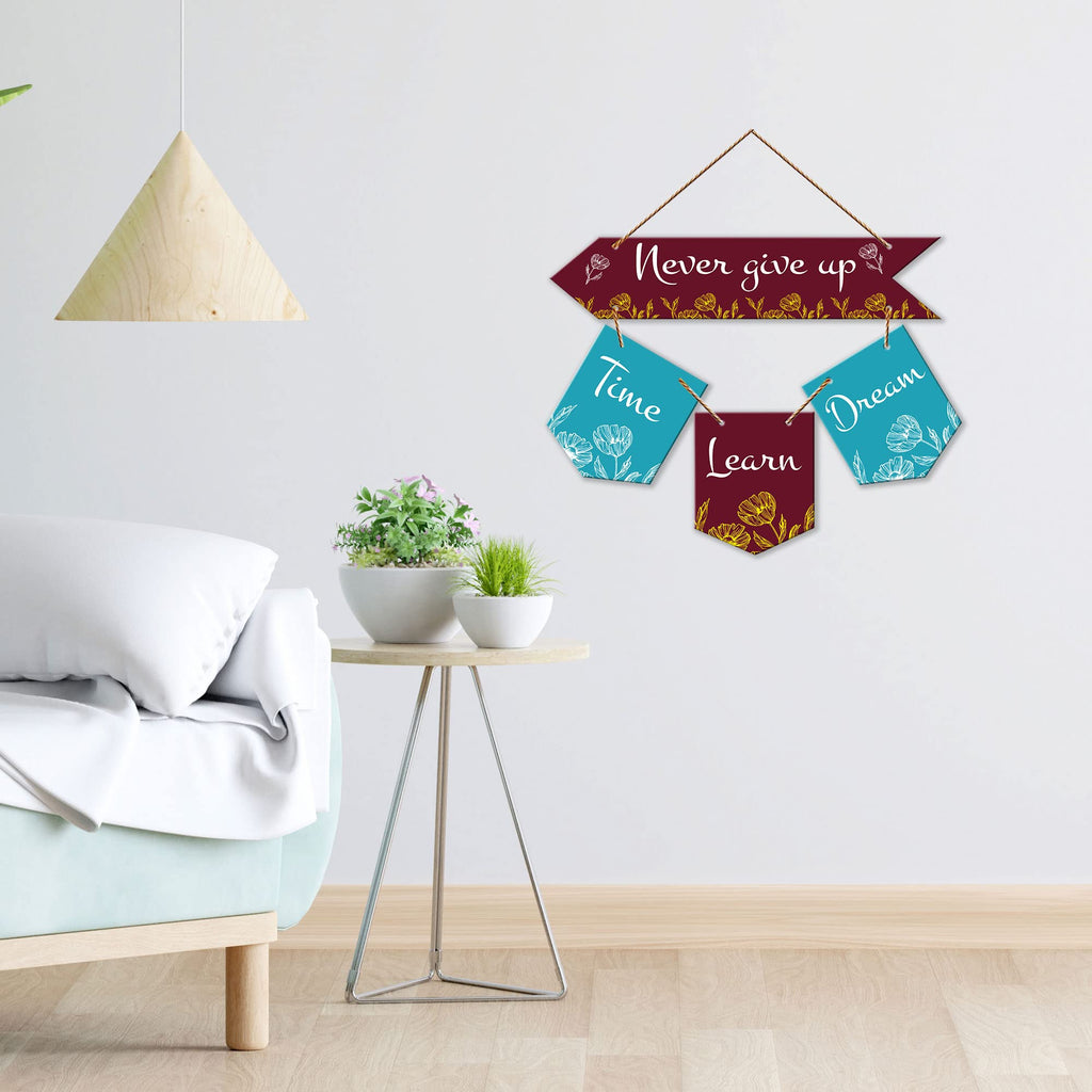 Artvibes Wall Hanging Home Decorative Wall Art for Living room | Bedroom | Gifts | Wall Hanger for Decoration | Modern Decor | Artwork | Wall Sculpture | Signs & PlaquesArt Print (WH_6429NR)