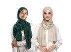 ICW Women's UV Protection Light Weight Jersey Cotton Summer Scarf Stoles Shawl head scarves for girls Dn03 (Pack of 2) (COLOUR3)