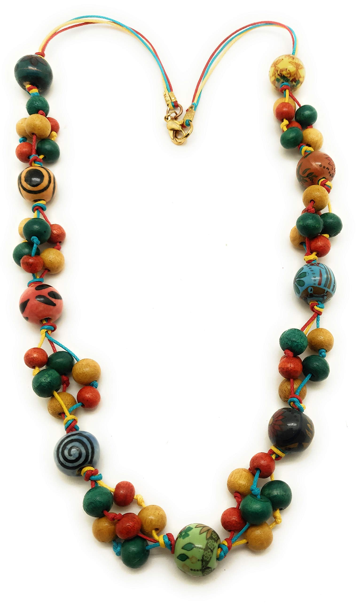 DCA Western Stylish Boho Designer Trendy Fashion Jewellerty Necklace for Women and Girls- (Multicolored)