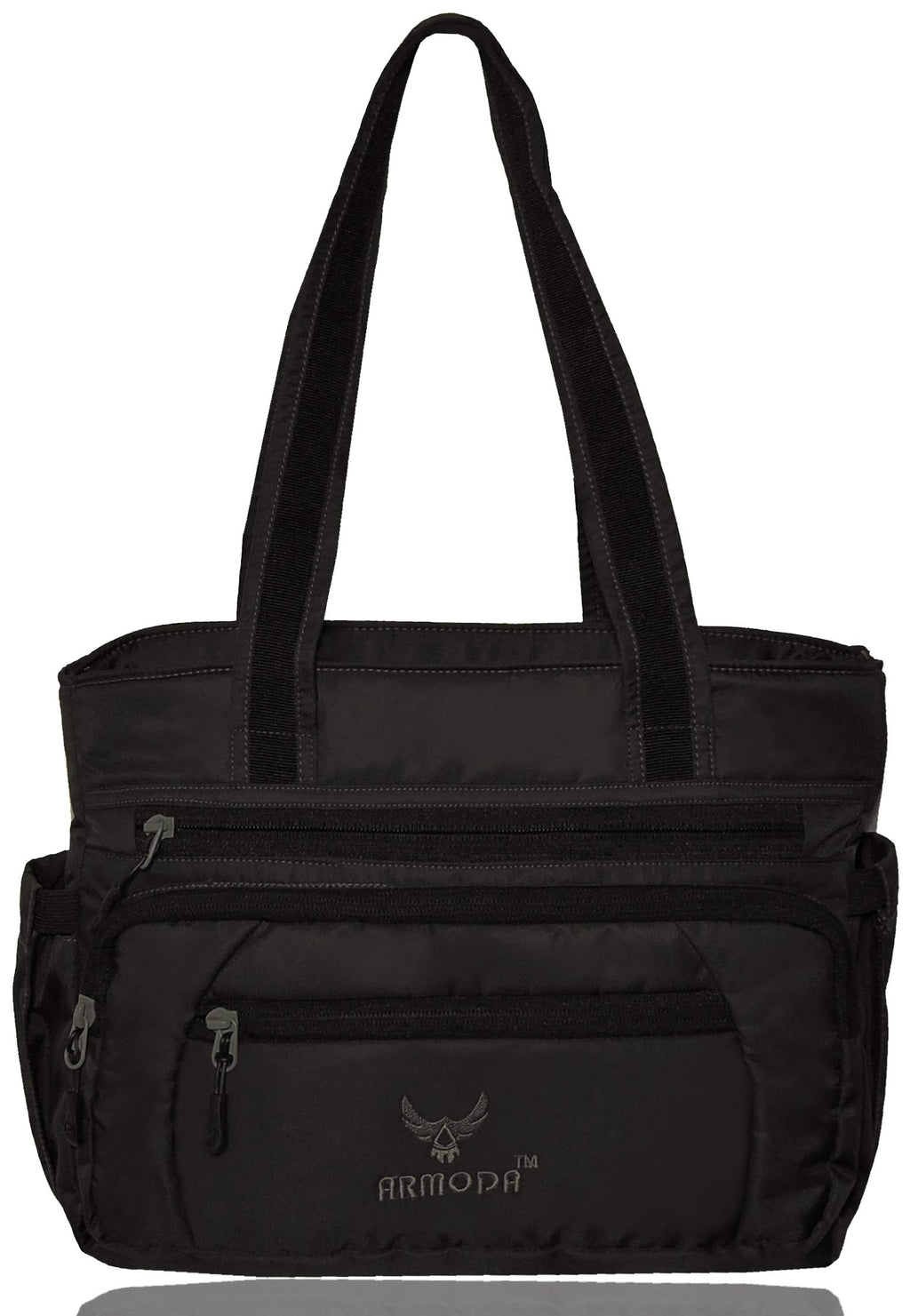 ARMODA Multipocket Women Shoulder And Shoulder Tote Bag (Black)