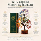 7 Chakra Crystal Tree of Life for Home Office Decor & Positive Energy