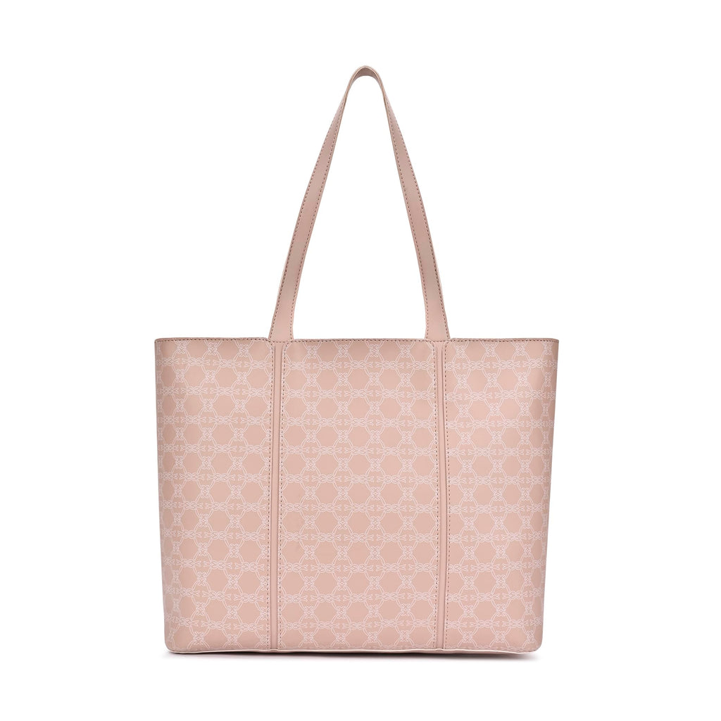 Lavie Women's Mono Neghan Monogram Print Tote Bag for Women | Tote Bag for Work | Ladies purse | Stylish Shoulder Bag | Gift for Women