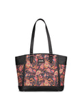 ZOUK Classic Commute Office Bag for Women | Stylish Tote Bag with Laptop Compartment | Handbag for Woman | Purse | Big Size Hand Bags | Stylish Business Bag for Office & Travel |Paisley Print