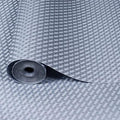 ElastPro EVA Food Grade Washable Anti Slip Mat/Sheet for Fridge, Shelf Liner, Table, Kitchen Drawer mat (Grey Crossed Stripe, 10 Meter) Kafalo