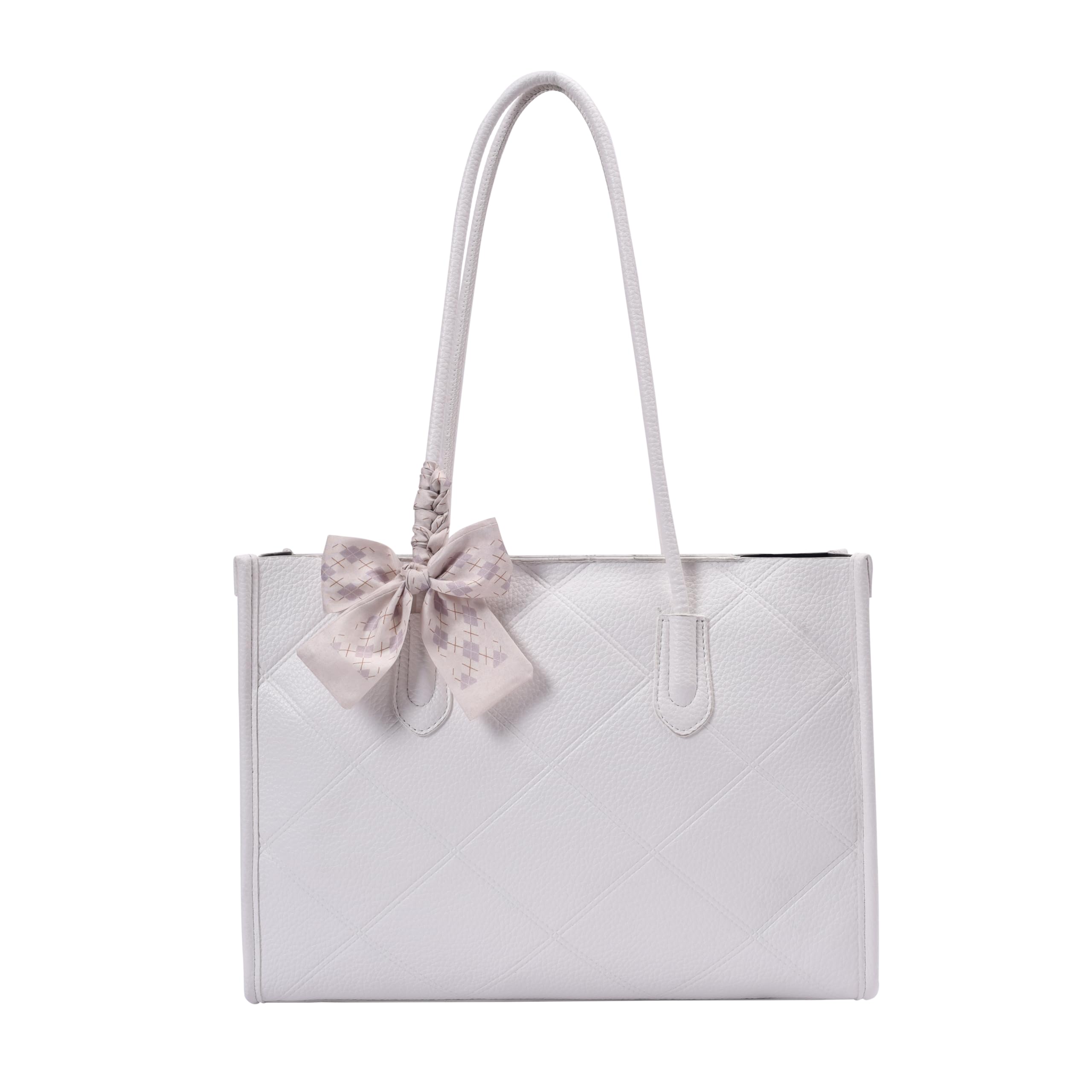 Lino Perros Womens White Tote Bag