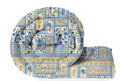 A Brand New - Umi Reversible Double Bed Super Soft AC Comforter/Blanket/Quilt/Rajai 220 GSM Soft Microfiber Diamond Stitch (90 x 100 Inches/228cm x 254cm) - Comforter Double Bed|Blue & Yellow Kafalo
