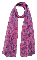 MAGIC Printed Combo Scarfs for Girl's, Ladies and Women Light Weight and Soft Poly Cotton Fabric Scarves (Multicolor,S05-(Pack of 6)