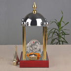 StyleMyWay Wooden Temple for Home & Office | Pooja Mandir - 12 X 6.5 X 6.5 inch