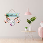 Artvibes Wall Hanging Home Decorative Wall Art for Living room | Bedroom | Gifts | Wall Hanger for Decoration | Modern Decor | Artwork | Wall Sculpture | Signs & PlaquesArt Print (WH_6402NR)