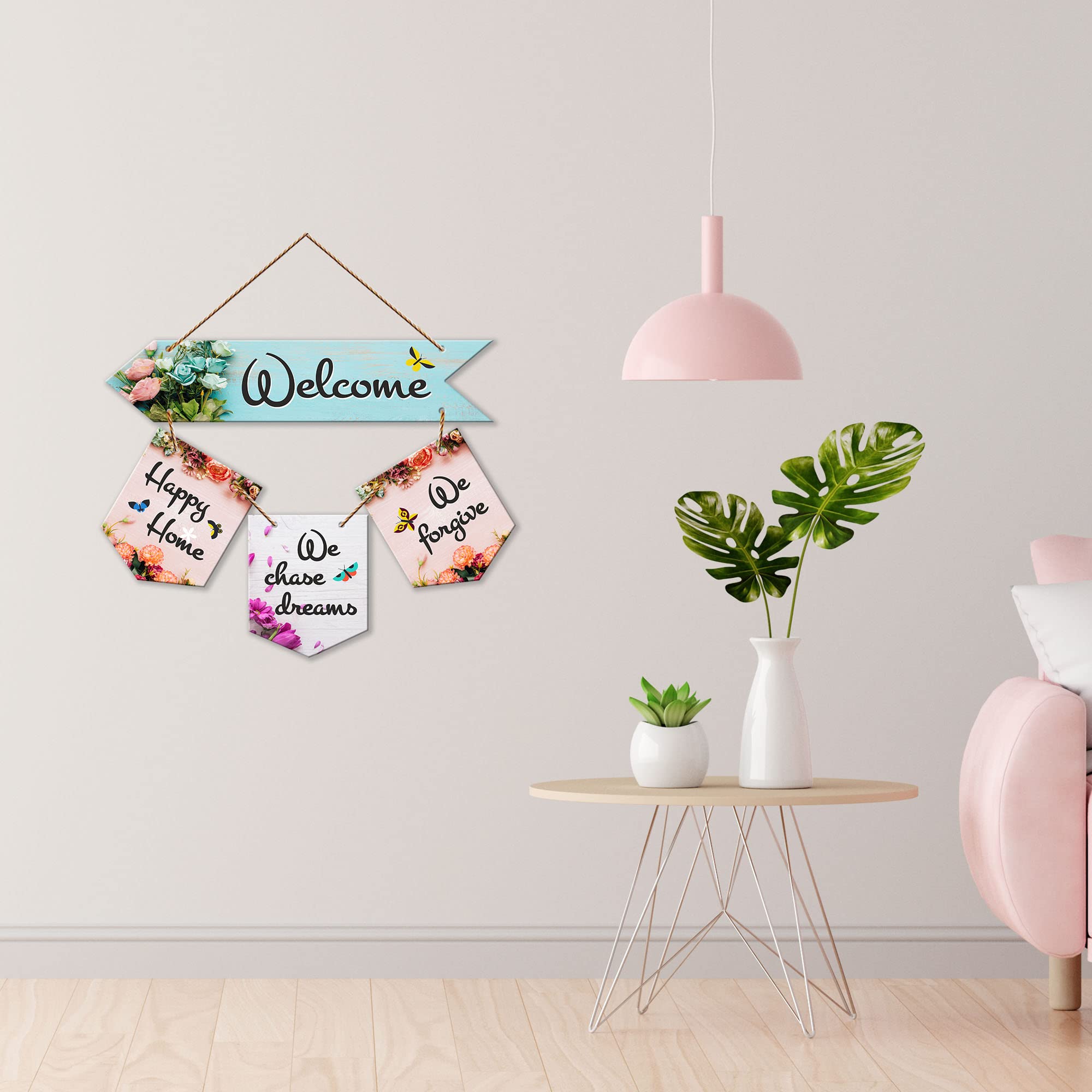 Artvibes Wall Hanging Home Decorative Wall Art for Living room | Bedroom | Gifts | Wall Hanger for Decoration | Modern Decor | Artwork | Wall Sculpture | Signs & PlaquesArt Print (WH_6402NR)
