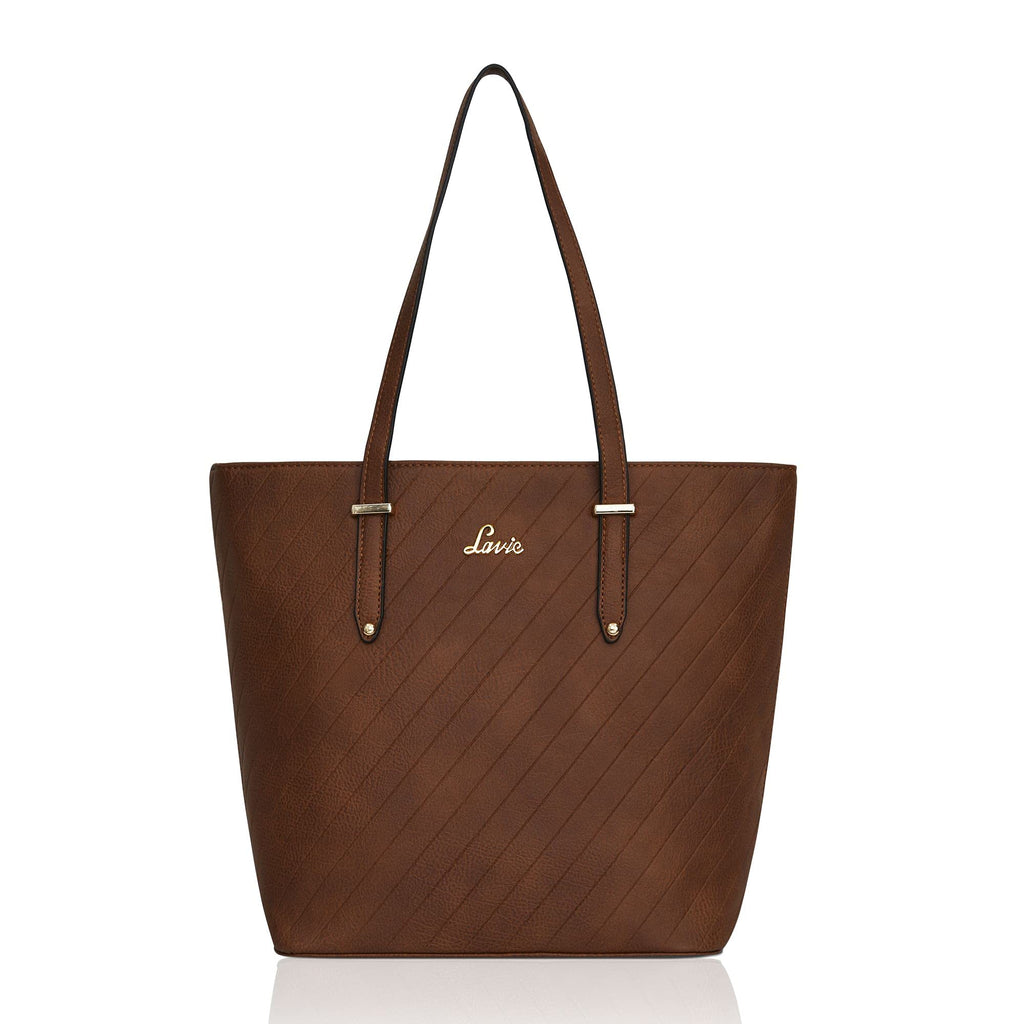 Lavie Yalta Women's Tote Handbag (Brown, Tan)