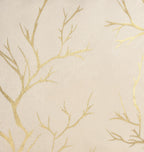 Stuffique Velvet Foil Cushion Covers 24 inch x 24 inch Set of 2, Cream