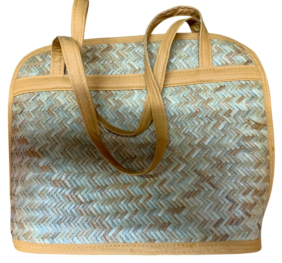 Awesome Assam Handicrafts Collection- Sitalpatti (Cane) Large Size Multipurpose Tote Bag for Women, 29cm W x 36cm H x 8cm Depth (Maximum Expanded)