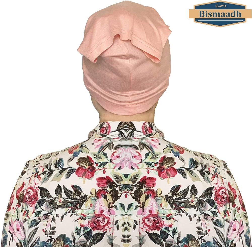 BISMAADH Premium Viscose Soft Fashion Hijab Head Wrap Scarf Chemo Cap Ready to Wear for Women