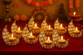 CentraLit Moon Tea Light Holder, Candle Holder, Crystal Candle Holder, Metal Lanterns, Table Decoration for Wedding Party, Ramadan, Diwali Decoration (Gold, Gold (Pack of 6))