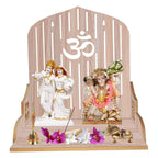 LINGAZ Wall Hanging and Table Top Home Mandir Temple,Home Decor Beautiful Wooden Temple
