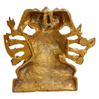 ARTVARKO Panchmukhi Hanuman Brass Wall/Door Hanging Bajrangbali Idol Entrance for Home Office 8 Inches