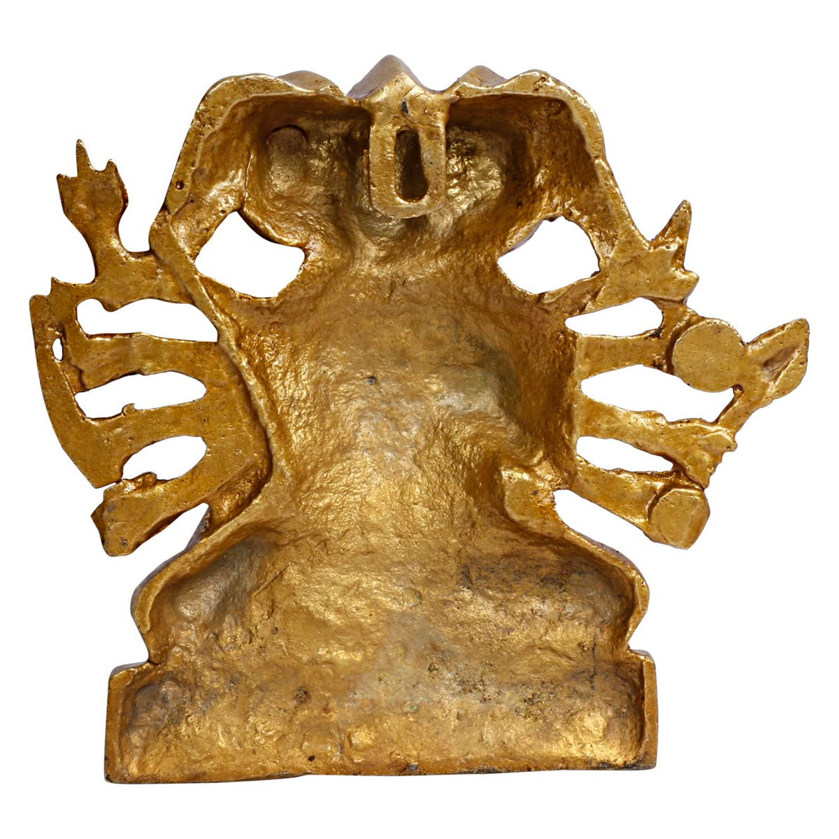 ARTVARKO Panchmukhi Hanuman Brass Wall/Door Hanging Bajrangbali Idol Entrance for Home Office 8 Inches