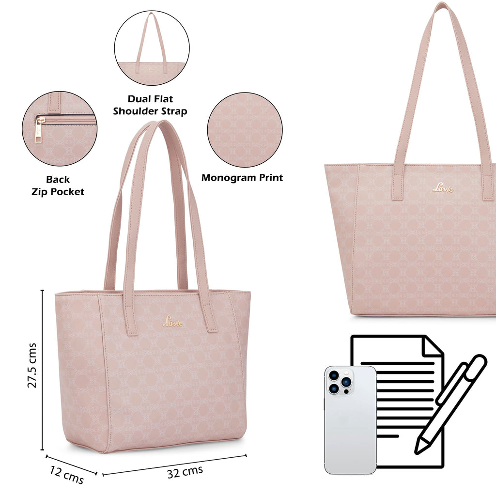 Lavie Women's Betula Tote Handbag | Ladies Purse Handbag | Bag for Women | Rakhi Gift for Sister