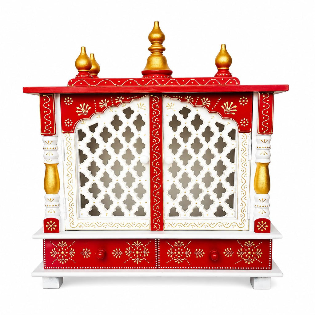 Kamdhenu art and craft Wooden Temple/Home Temple/Pooja Mandir/Pooja Mandap/Temple for Home (2)