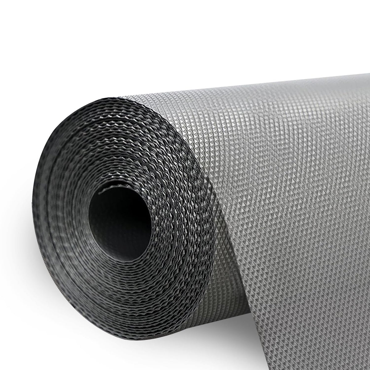 CANWAY® (45cm x 5M) Food Grade Non-Slip Drawer & Shelf Mat | Waterproof, Washable Shelf Liner for Kitchen Cabinets, Cupboards, Fridge & Bathroom Shelves | Grey Kafalo