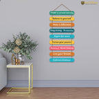 Artvibes Today Is New Day Wooden Wall Hanging for Home | Wall Design | Wall Poster | Quotes | Paintings | Craft For Everyone | Quote Gifts | Handcrafted | Bedroom | Living Room (WH_9311N)