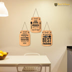 Artvibes Kitchen Quotes Wall Hanger for Home Decor | Gifts | Wall Art for Living Room | Wooden Hanging Items | Kitchen Wood Design | Decorative Artworks (WH_8901N)