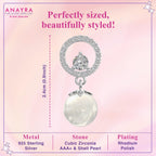 925 Sterling Silver Pearl Earrings for Women | Freshwater Pearl Stud Earrings | Hypoallergenic Rhodium Plated Anti-Tarnish Lightweight Daily Wear Jewellery | Gift for Wife, Girlfriend, Mother, Sister | Birthday, Anniversary, Rakhi