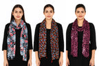Multicolor Printed Fancy Stole/Scarf/Chunni for Girls – Pack of 3 | Lightweight & Comfortable for All Seasons