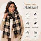 SANNIDHI® Winter Stole Shawls Scarf for Women Stylish Soft Thick Warm Stall