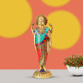ARTVARKO Brass Dhanavantari Idol The Physician of Gods Dhanvantri Decorative Murti Statue Showpiece for Gift Dhanwantri Statue 12 Inches