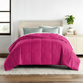 ALISHIBA CASA Hotel Collection 150 GSM All Season Comforter Single Bed AC Blanket/Quilt/Rajai Soft & Breathable Microfiber Lightweight (60 X 90 Inches) - Single Bed Comforter - Hot Pink Color Kafalo