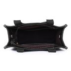 Womanix Canvas Tote Bag 12 inch Work Shoulder Bag Casual small Briefcase Handbag for Travel, Office, College (0045)