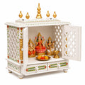 Kamdhenu Art and Craft Wooden Temple/Home Temple/Pooja Mandir/Pooja Mandap/Temple for Home (Fulljal), 52 Cm