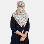 Switchon Rayon Anti Pollution Full face Scarf UV Sun Rays Protection Hijab scarf for women - Free Size (Multicolor)