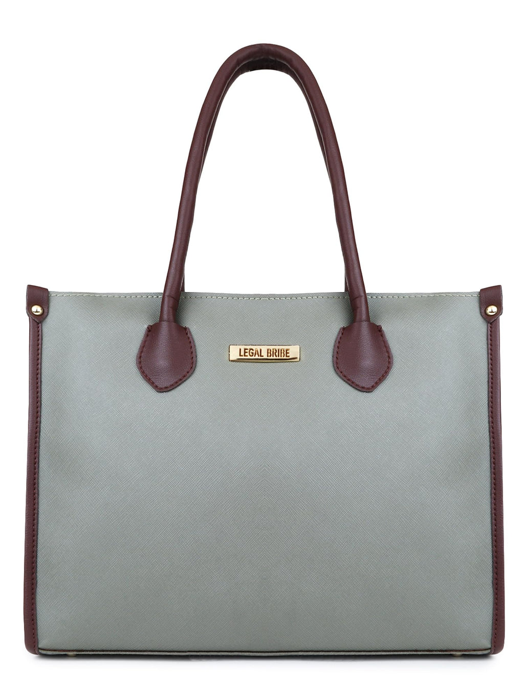 LEGAL BRIBE Textured Tote Bag Combo Of 4 (Green)