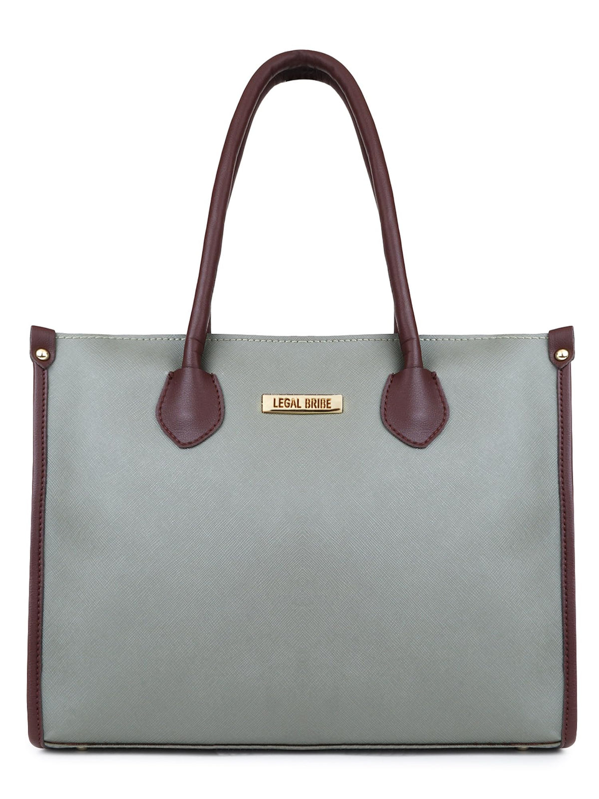 LEGAL BRIBE Textured Tote Bag Combo Of 4 (Green)