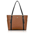 Lavie Signature Women's Harisburg Colourblock Tote Laptop Bag | Tote Laptop Bag for Work | Ladies Purse | Stylish Shoulder Bag | Gift for Women