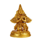 ARTVARKO Brass Garuda Idol Statue Vishnu's Vehicle Vahana Eagle for Temple Home Decor Vaastu Feng Shui Vastu Lucky Charm Gift Height 5.5 Inch
