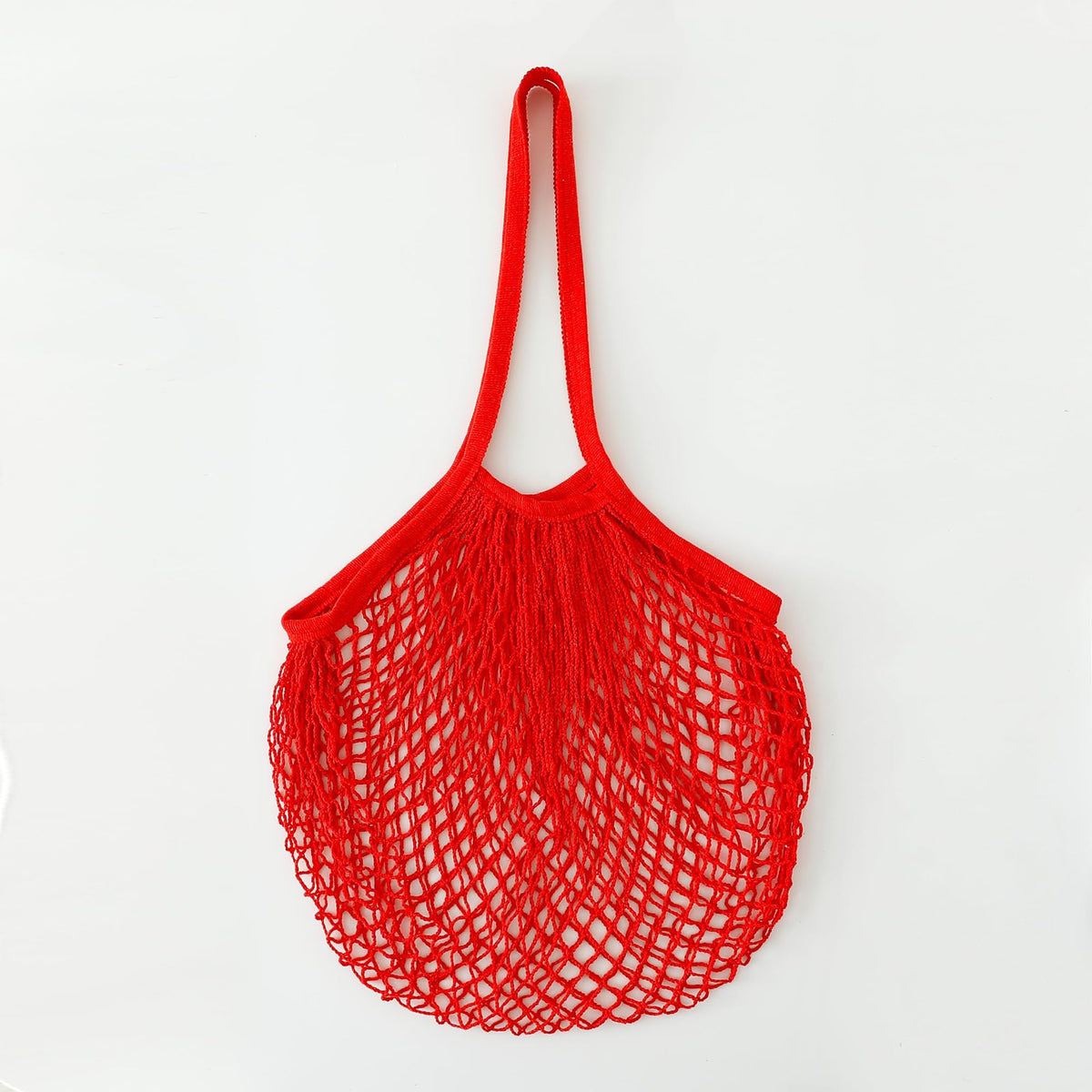 UMAI Cotton Mesh Reusable Shopping Bags For Women | Shopping Bag For Grocery | Laundry Bag | Picnic Bag | Clothes Storage Bag With Long Handle | Toys Storage Bag | Multipurpose Storage Organiser Bag