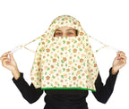 Switchon Export quality Cotton Innovative scarf with closer Hook and Loop Tape - Multi (Brown)