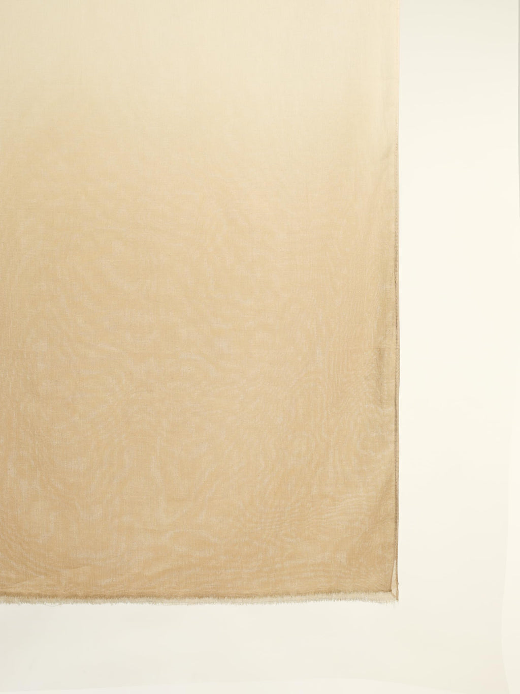 VERAME Cotton Ombre Shaded Scarf for Women & Men – Lightweight Breathable Summer Stole, Soft Stylish Unisex Wrap (BEIGE)